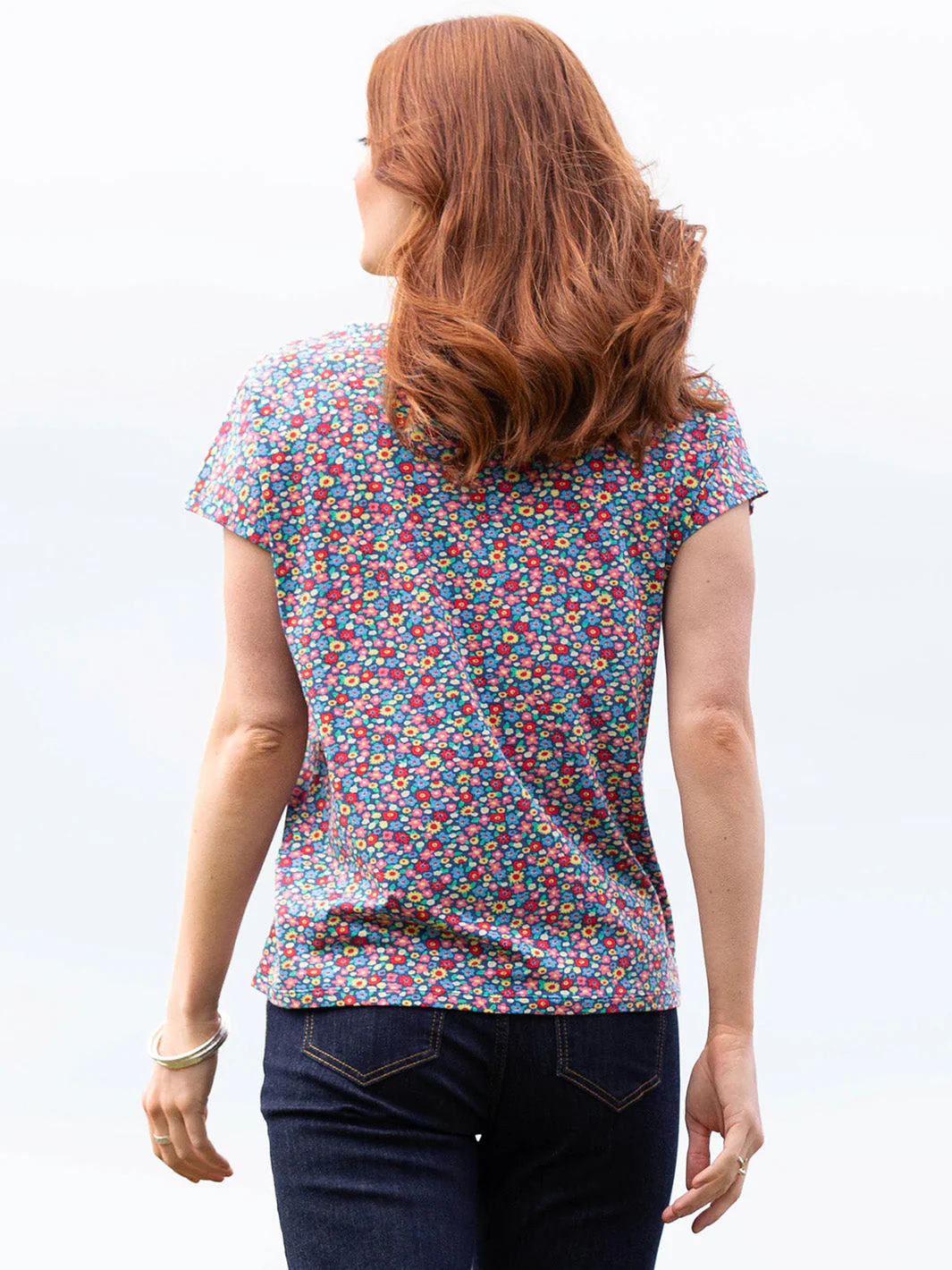 Alum Jersey Top Meadow Ditsy Bright - Image 4