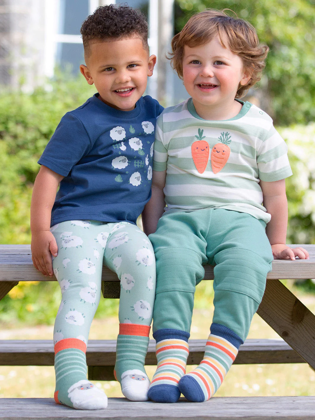 Baa Baa Grippy Socken Salbei - Image 2