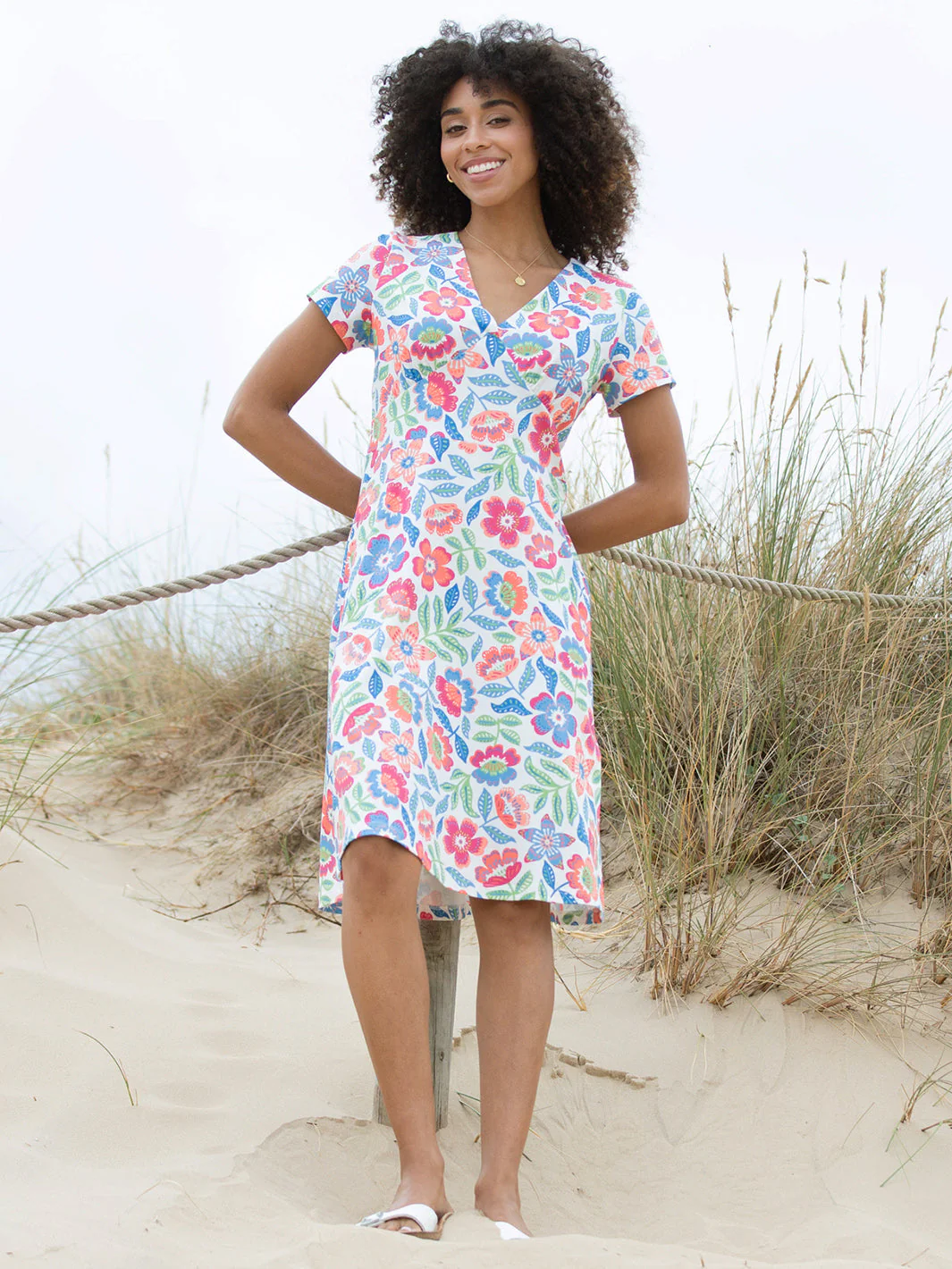 Cheselbourne Jersey Kleid Tropicarnival