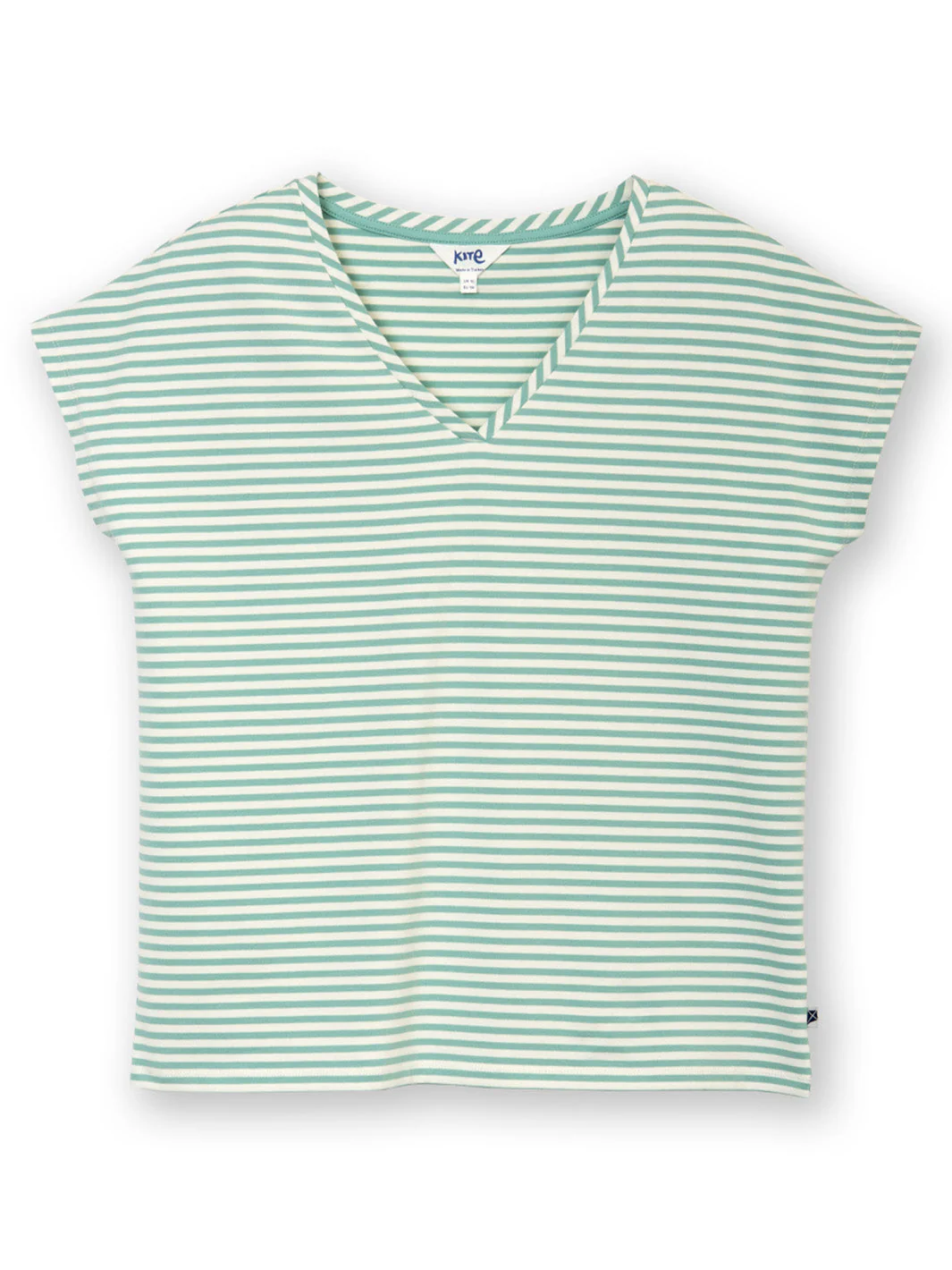 Coombe Jersey Shirt Soft Aloe Streifen - Image 2