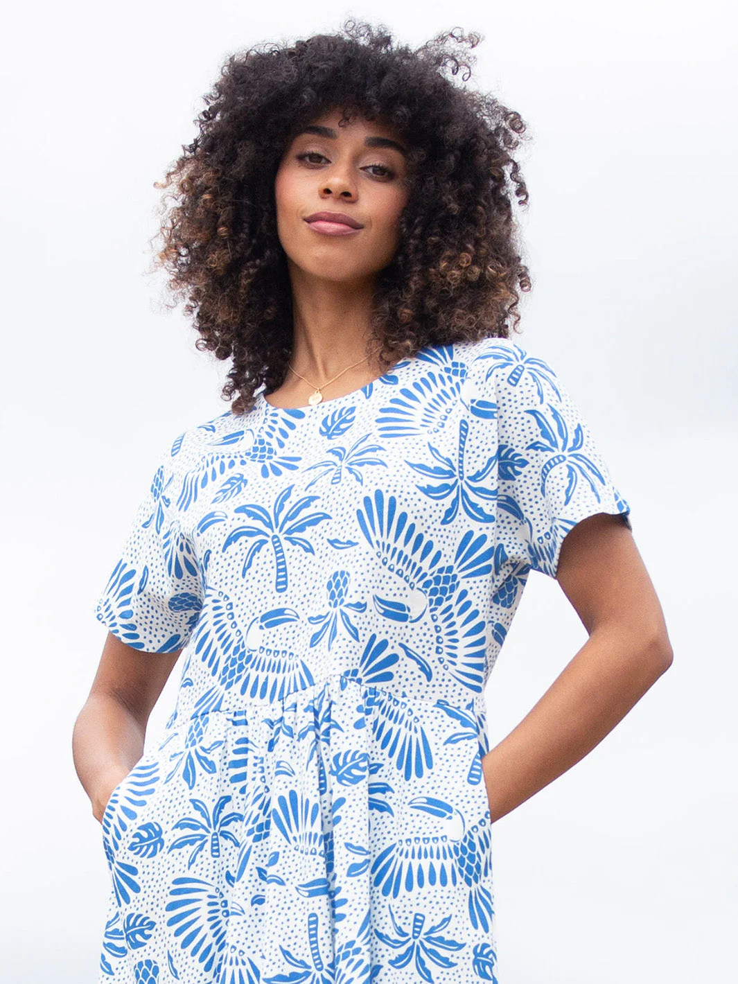 Harbour Slub-Jersey Kleid Tukan Kann - Image 3