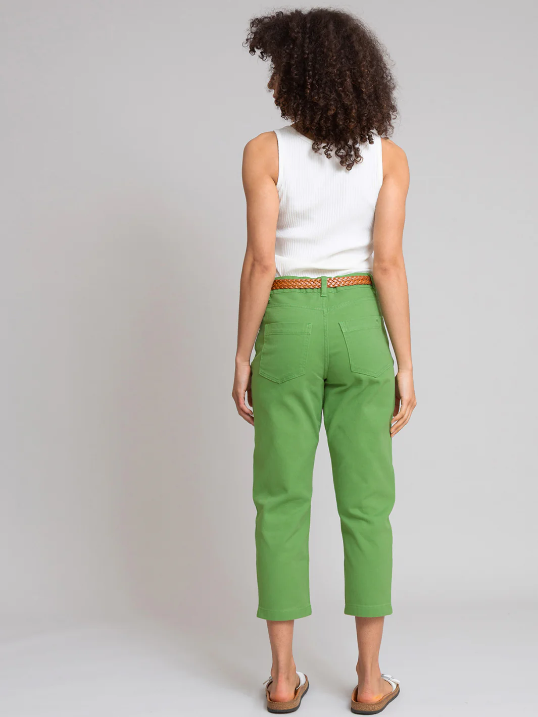 Newton 3/4 Straight Leg Jeans Efeu - Image 5