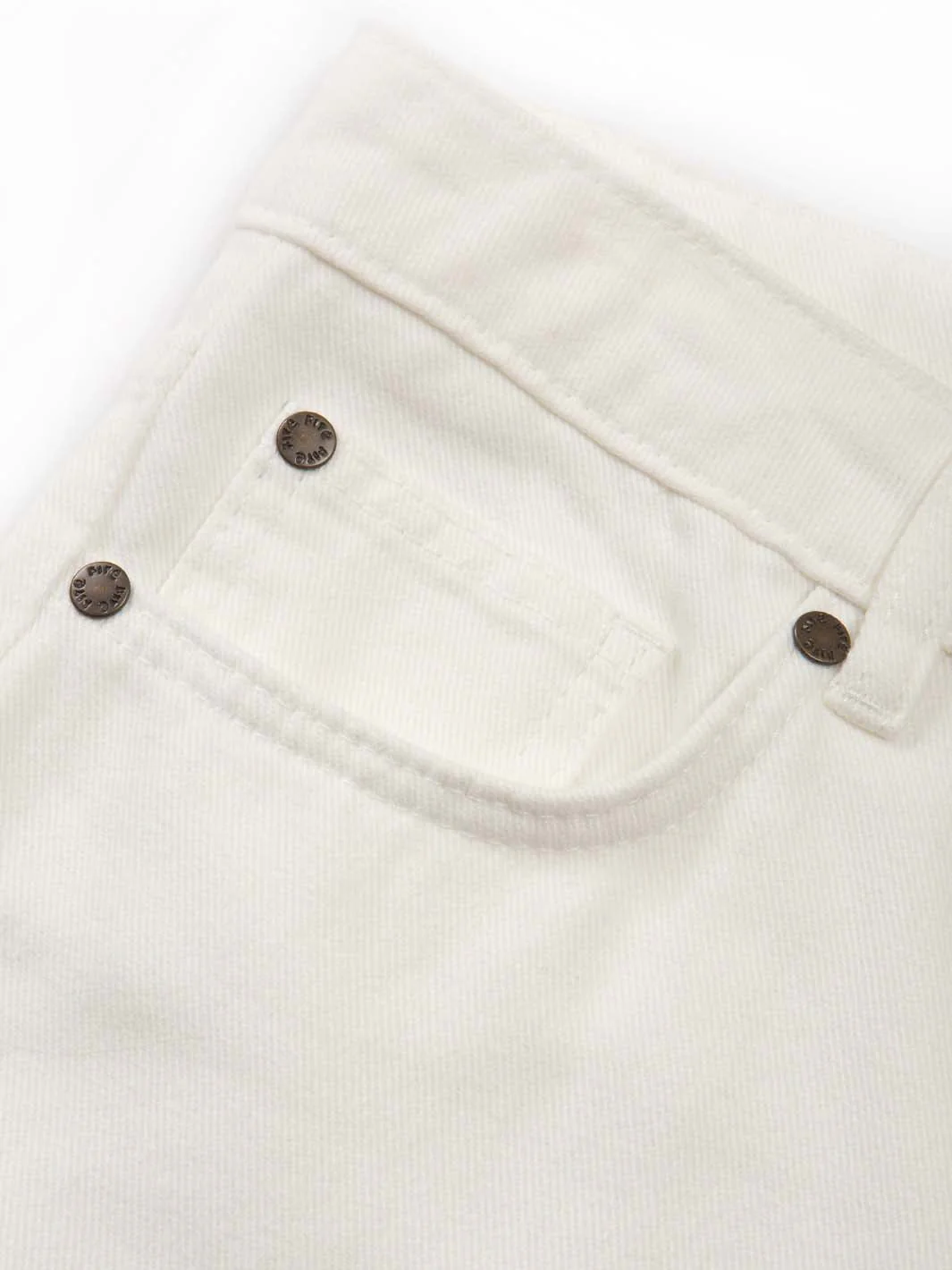 Newton 3/4 Straight Leg Jeans Elfenbein - Image 6