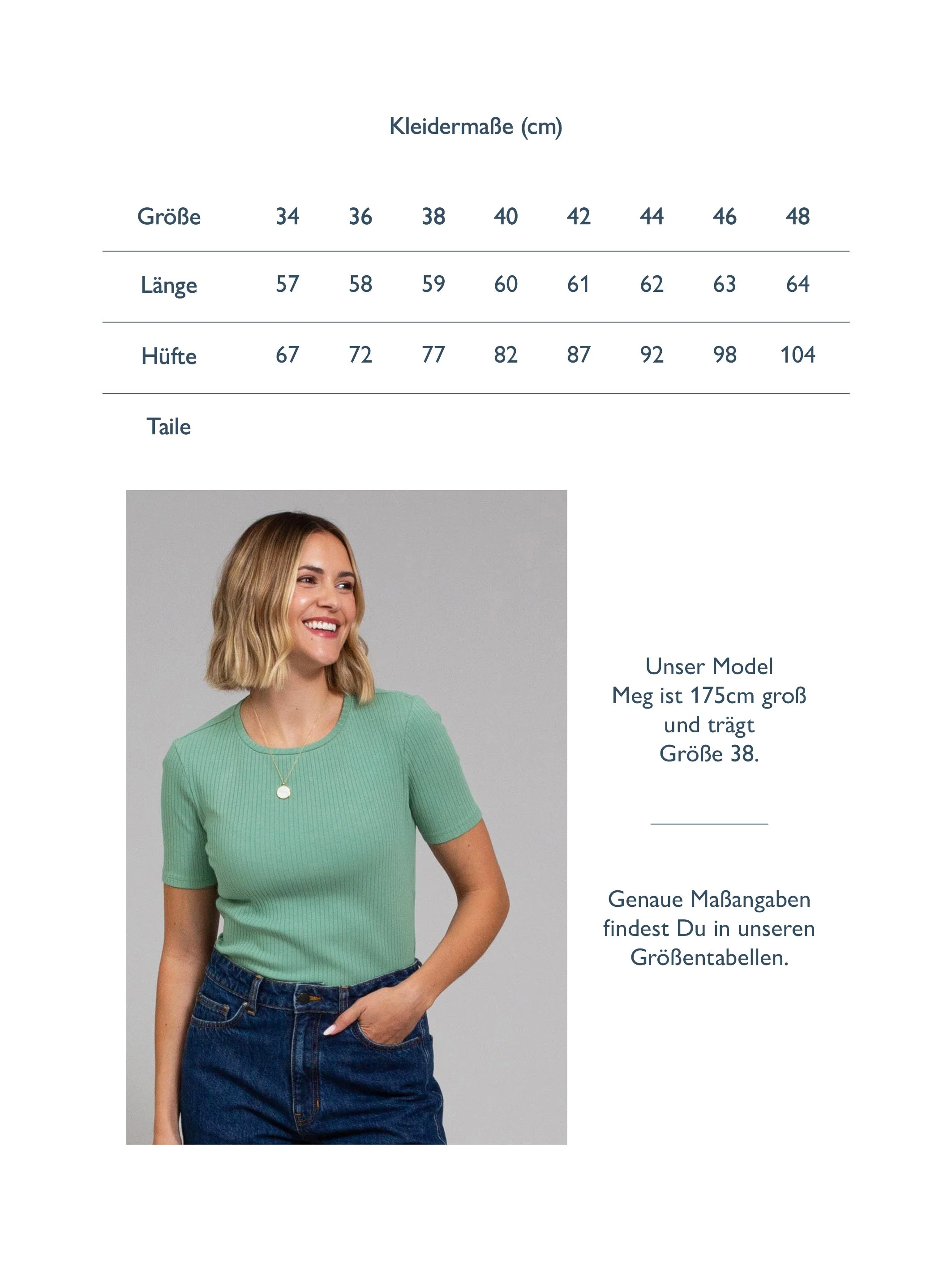 Portesham Geripptes Shirt Salbei - Image 8