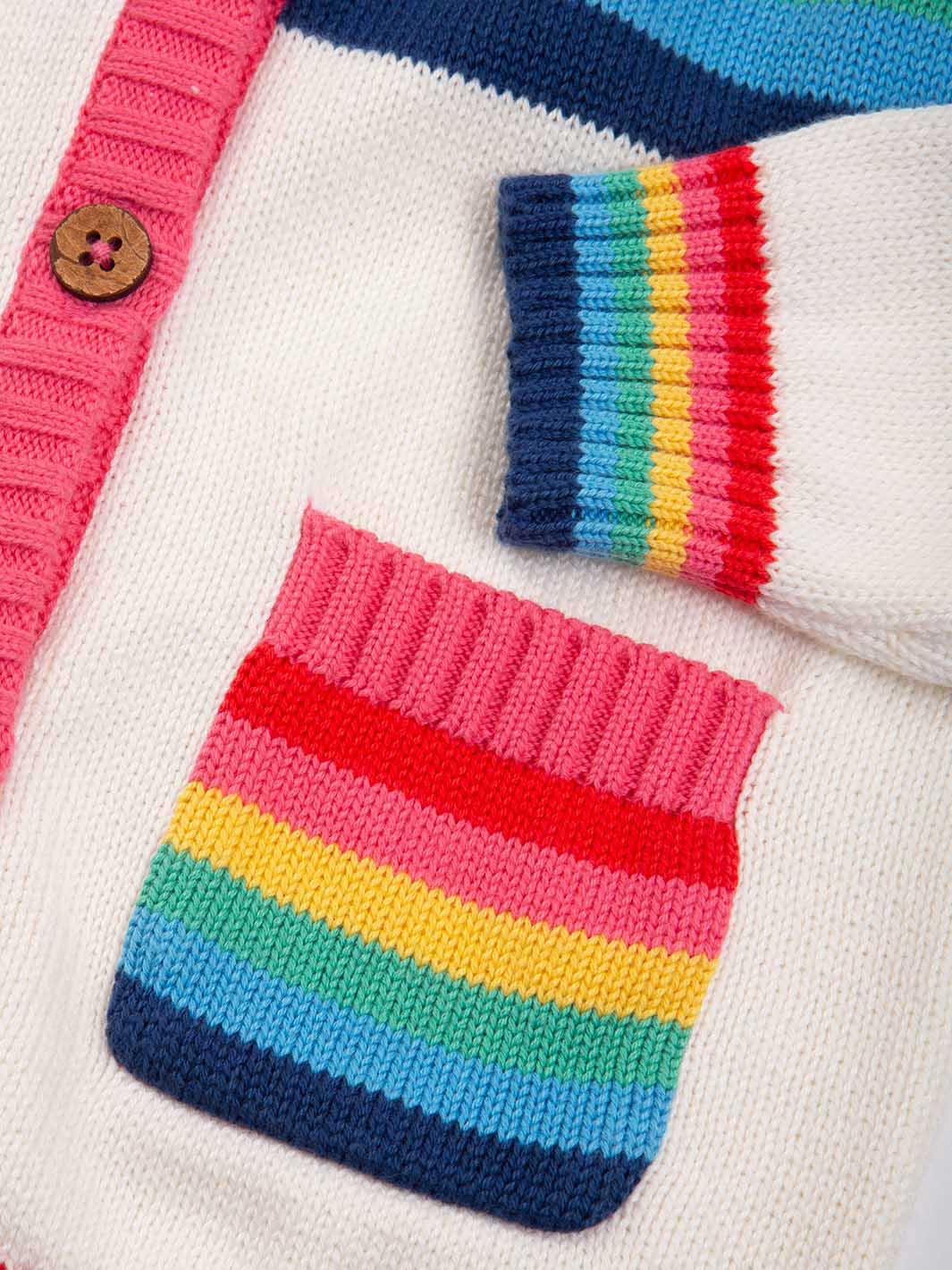 Regenbogen Strickjacke - Image 6