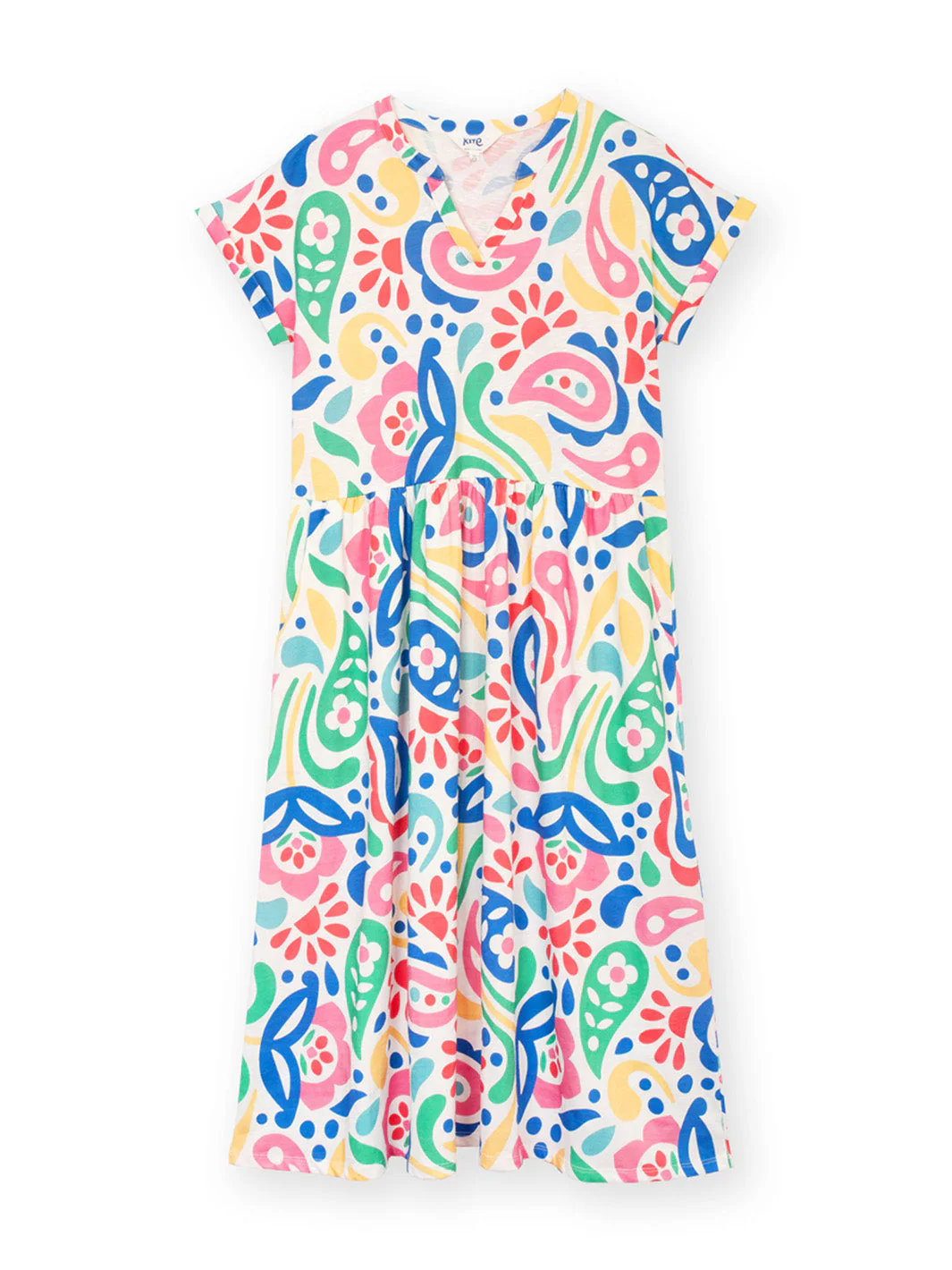 Ryall Slub-Jersey Kleid Paisley Power - Image 2