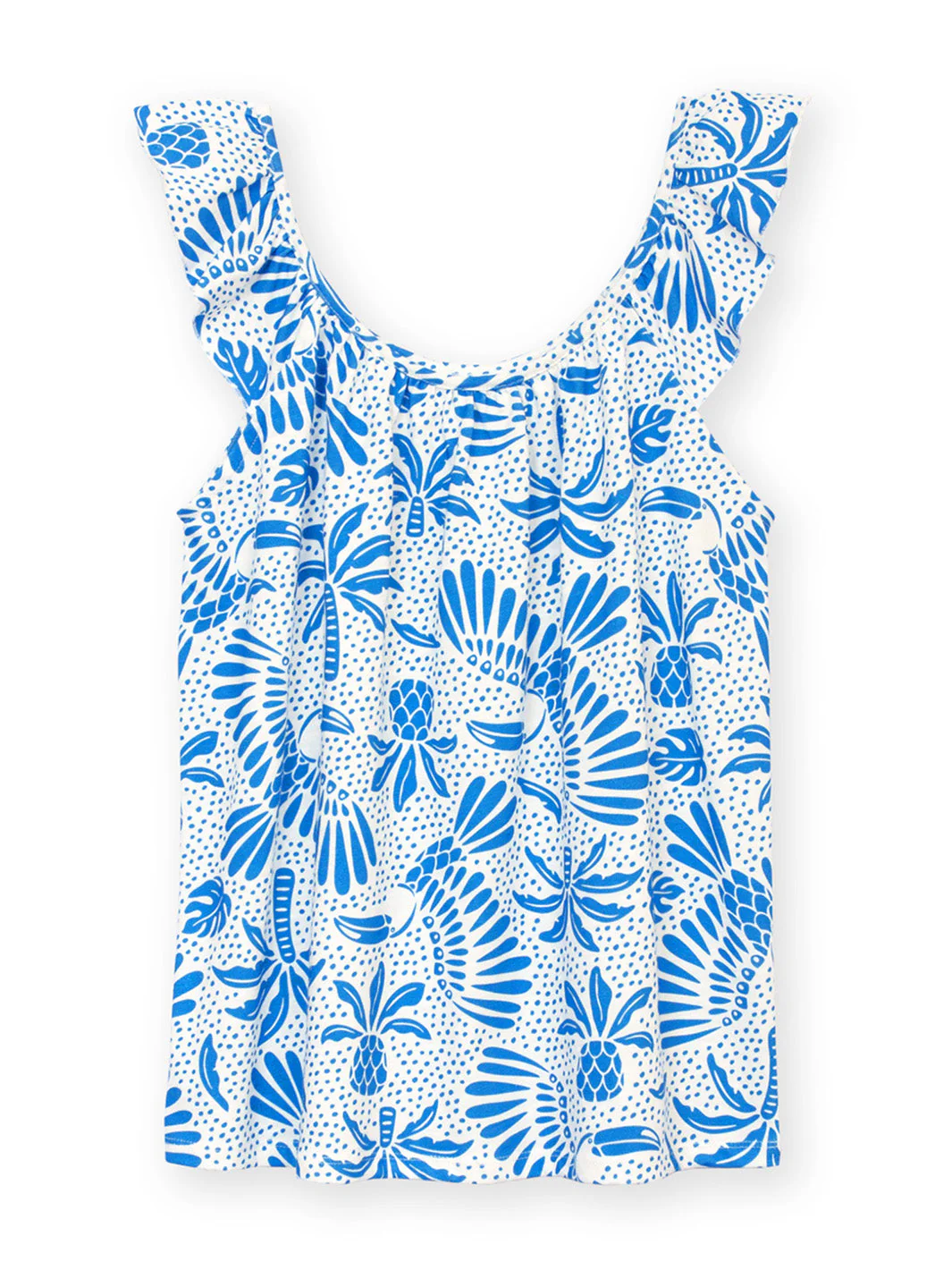 Ulwell Ärmelloses Slub-Jersey Shirt Tukan Kann - Image 2